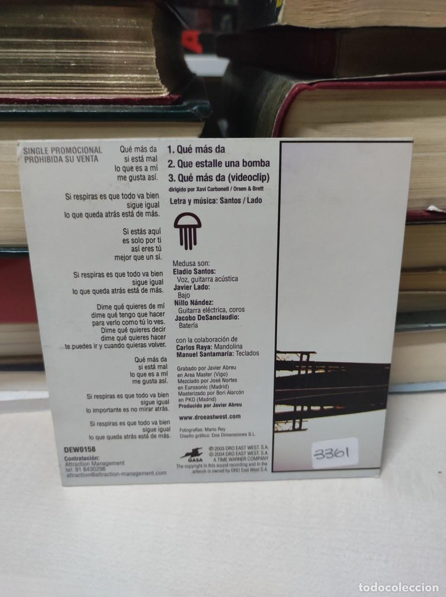 CDs de m&uacute;sica: Medusa &ndash; Qu&eacute; M&aacute;s Da - Foto 2