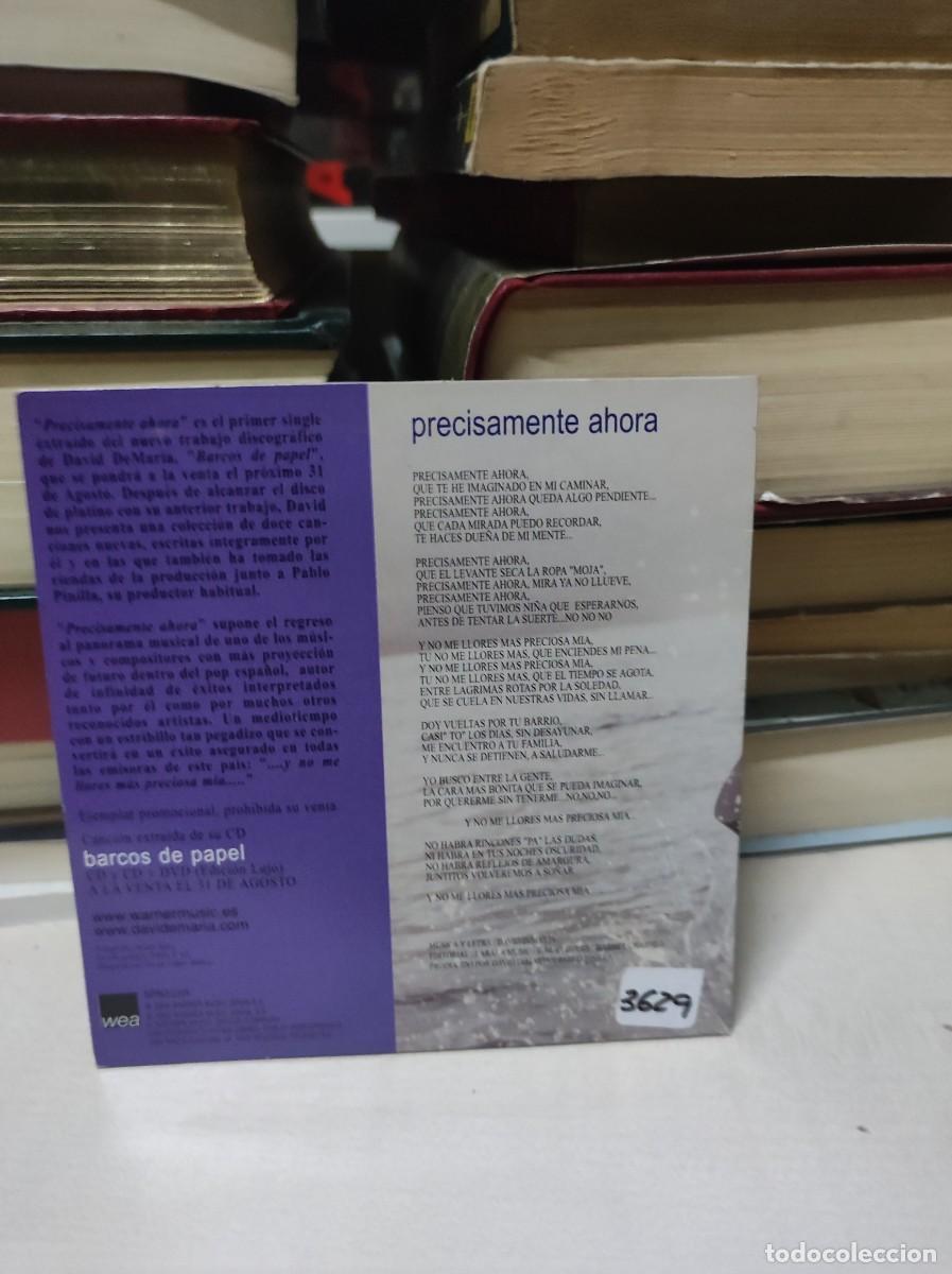 CDs de m&uacute;sica: David DeMar&iacute;a &ndash; Precisamente Ahora - Foto 2