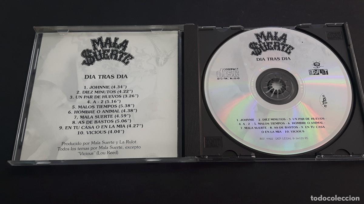 CDs de m&uacute;sica: CD MALA SUERTE - DIA TRAS DIA - Foto 2