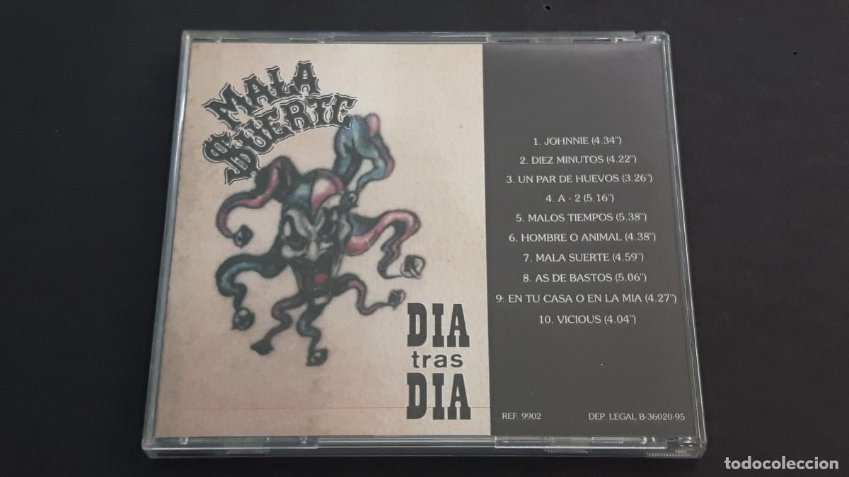 CDs de m&uacute;sica: CD MALA SUERTE - DIA TRAS DIA - Foto 3