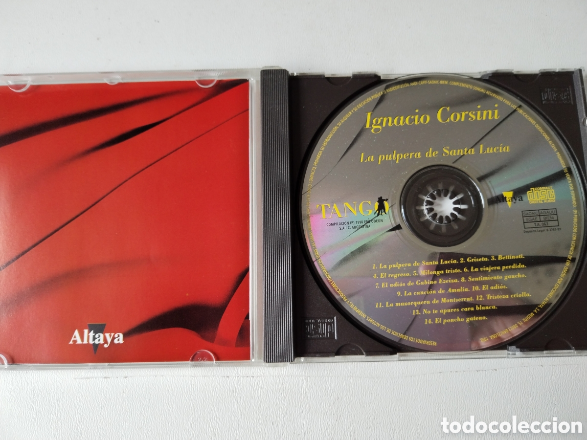 CDs de m&uacute;sica: CD IGNACIO CORSINI/TANGO - Foto 2