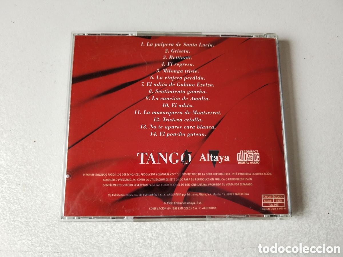 CDs de m&uacute;sica: CD IGNACIO CORSINI/TANGO - Foto 3