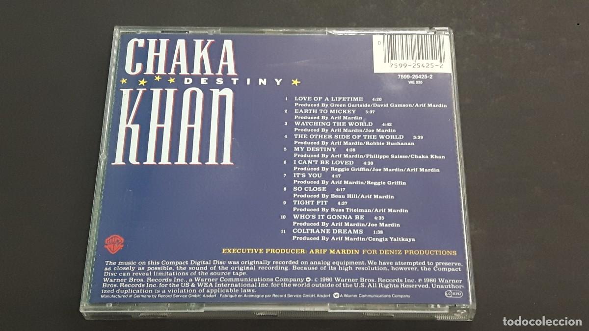 CDs de m&uacute;sica: CD CHAKA KHAN - DESTINY - Foto 3