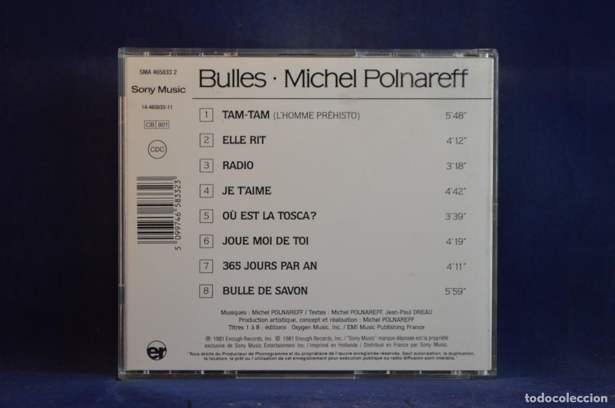 CDs de m&uacute;sica: MICHEL POLNAREFF - BULLES - CD - Foto 2