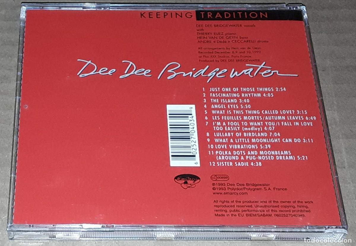 CDs de m&uacute;sica: CD - DEE DEE BRIDGEWATER - KEEPING TRADITION - Foto 2