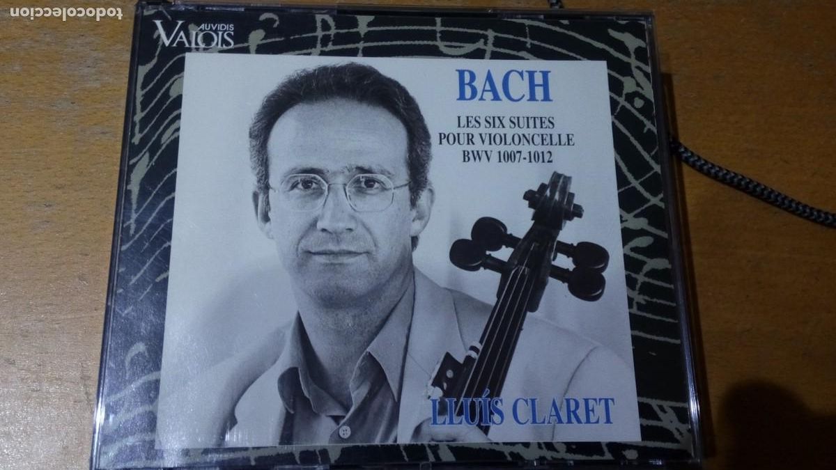 CDs de M&uacute;sica: Bach Llu&iacute;s Claret &lrm;&ndash; Les Six Suites Pour Violoncelle BWV 1007-1012 doble cd caja
