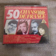 CDs de Música: 50 CHANSONS DE FRANCE - 2 CDS - 1988. Lote 372613069