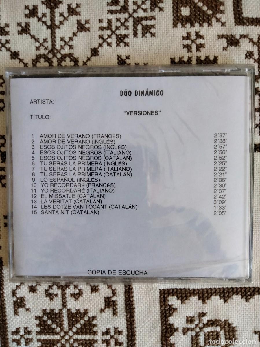 CDs de m&uacute;sica: DUO DINAMICO - Versiones (Copia de escucha) - Foto 2