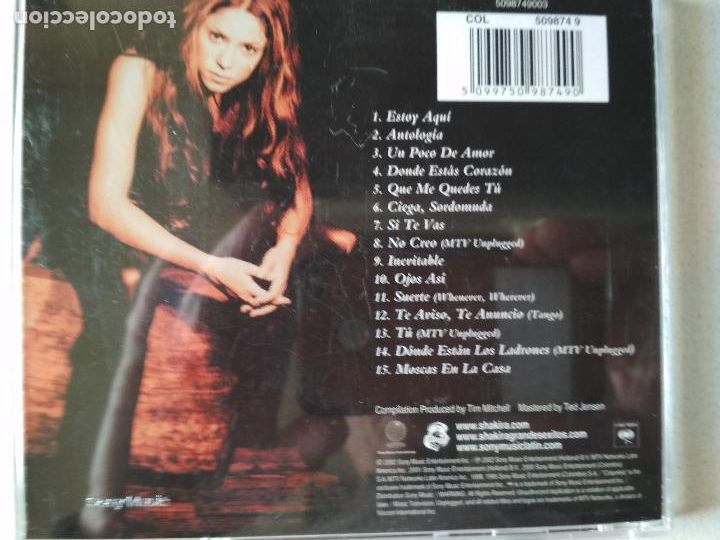 CDs de m&uacute;sica: shakira, grandes exitos, - Foto 3