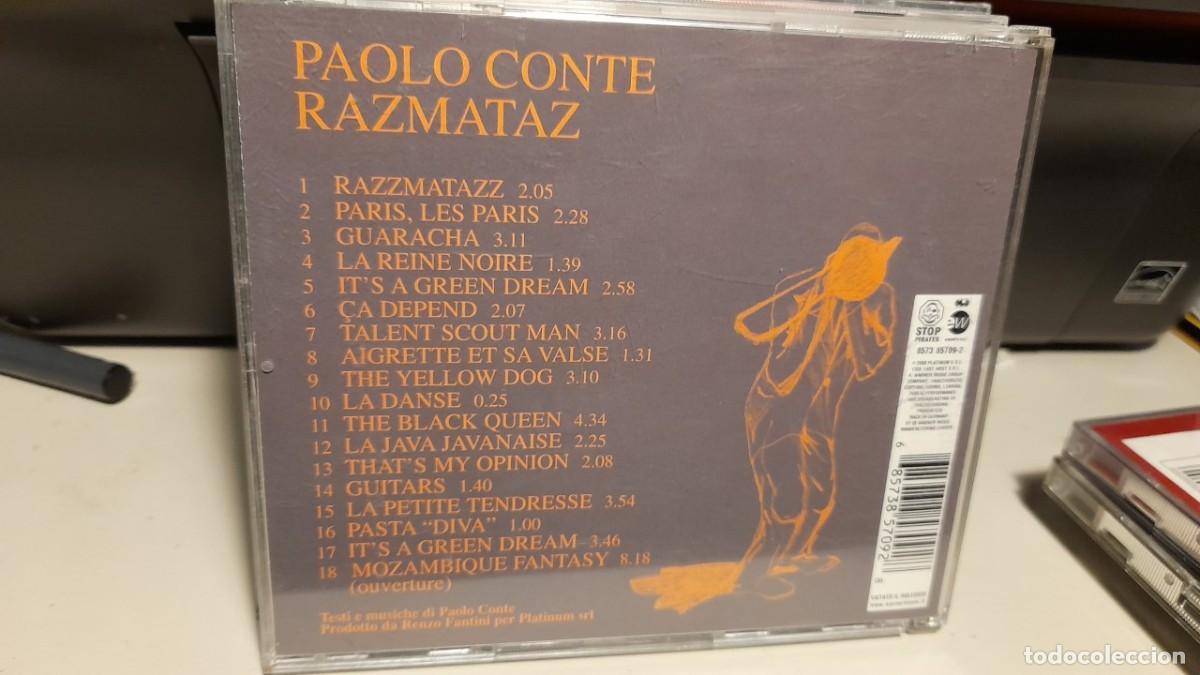 CDs de m&uacute;sica: CD PAOLO CONTE : RAZMATAZ - Foto 2