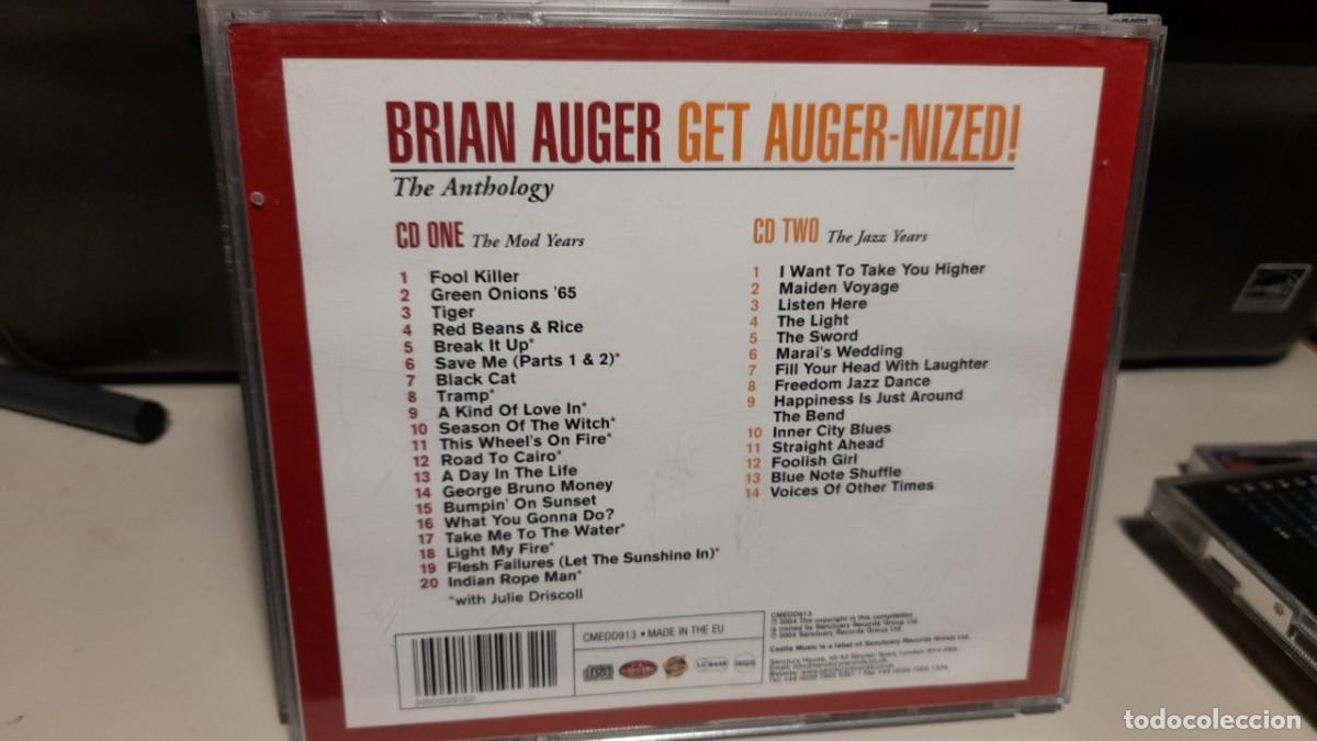 CDs de m&uacute;sica: DOBLE CD BRIAN AUGER - THE ANTHOLOGY ( 34 TEMAS ) - Foto 2
