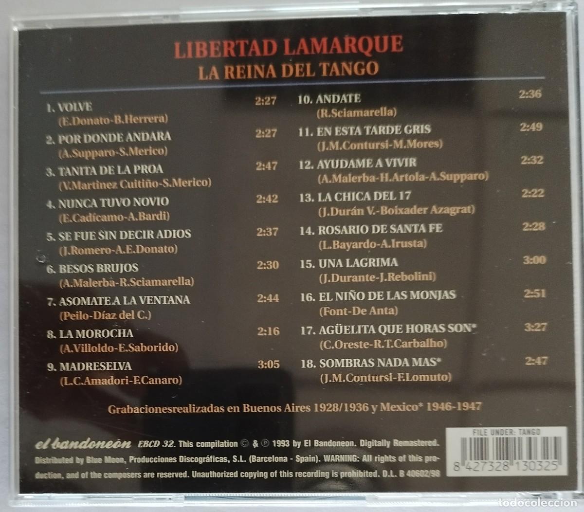 CDs de m&uacute;sica: LIBERTAD LAMARQUE, LA REINA DEL TANGO - Foto 2
