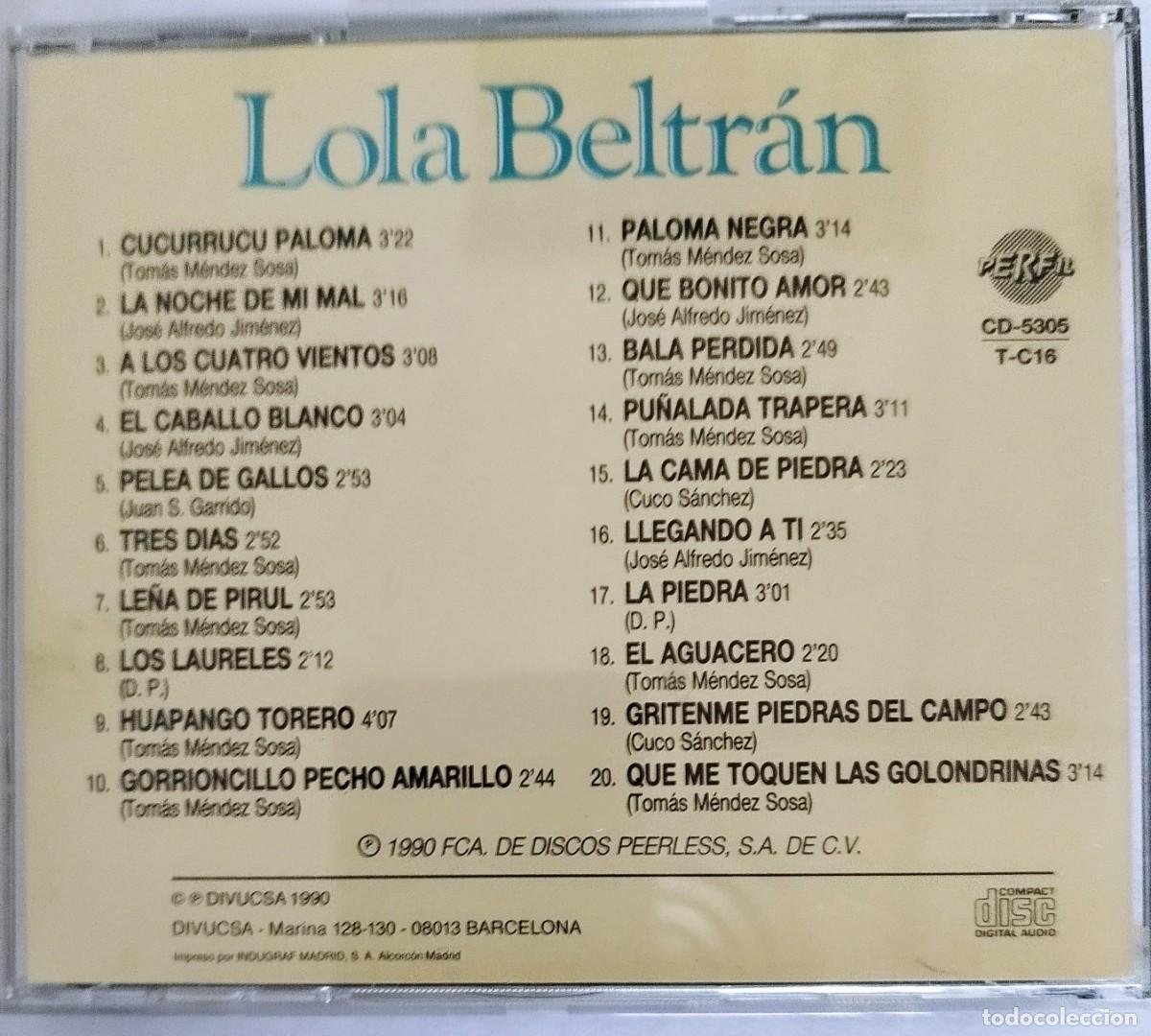CDs de m&uacute;sica: LOLA BELTRAN GRANDES EXITOS - Foto 2