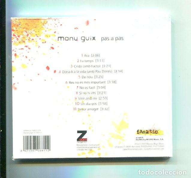 CDs de m&uacute;sica: A. Manu guix. Pas a pas. cd. nou precintat - Foto 2