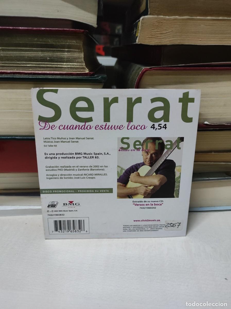 CDs de m&uacute;sica: Serrat &ndash; De Cuando Estuve Loco - Foto 2