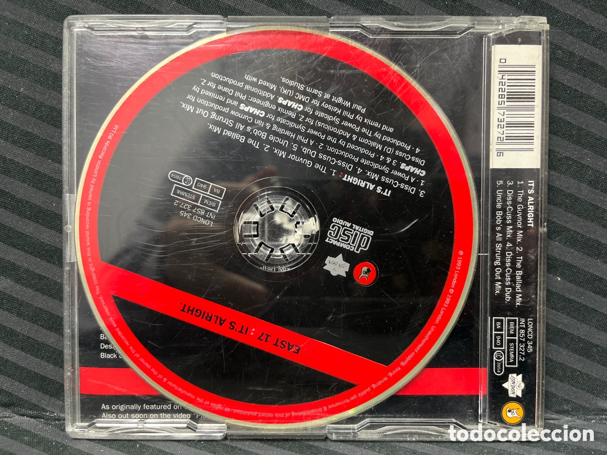 CDs de m&uacute;sica: East 17 - Its Alright (CD, Single) - Foto 2