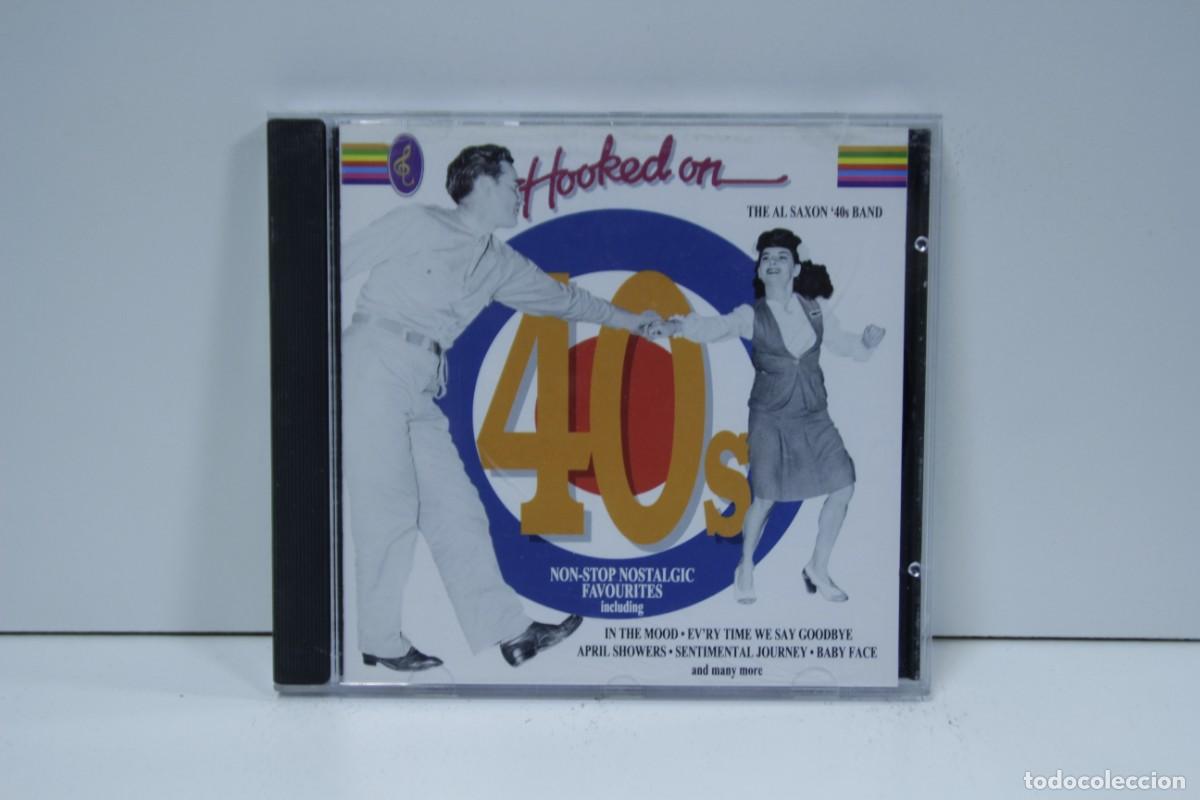 Musik-CDs: DISCO CD. The Al Saxon '40's Band &ndash; Hooked On 40s (Non-Stop Nostalgic Favourites). COMPACT DISC.
