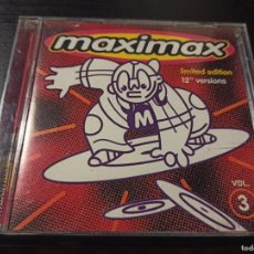 CD di Musica: VARIOS MAXIMAX VOL 3 - 12” VERSIONS - CD DOBLE MAX 1996 HARD TRANCE EUROHOUSE ITALODANCE