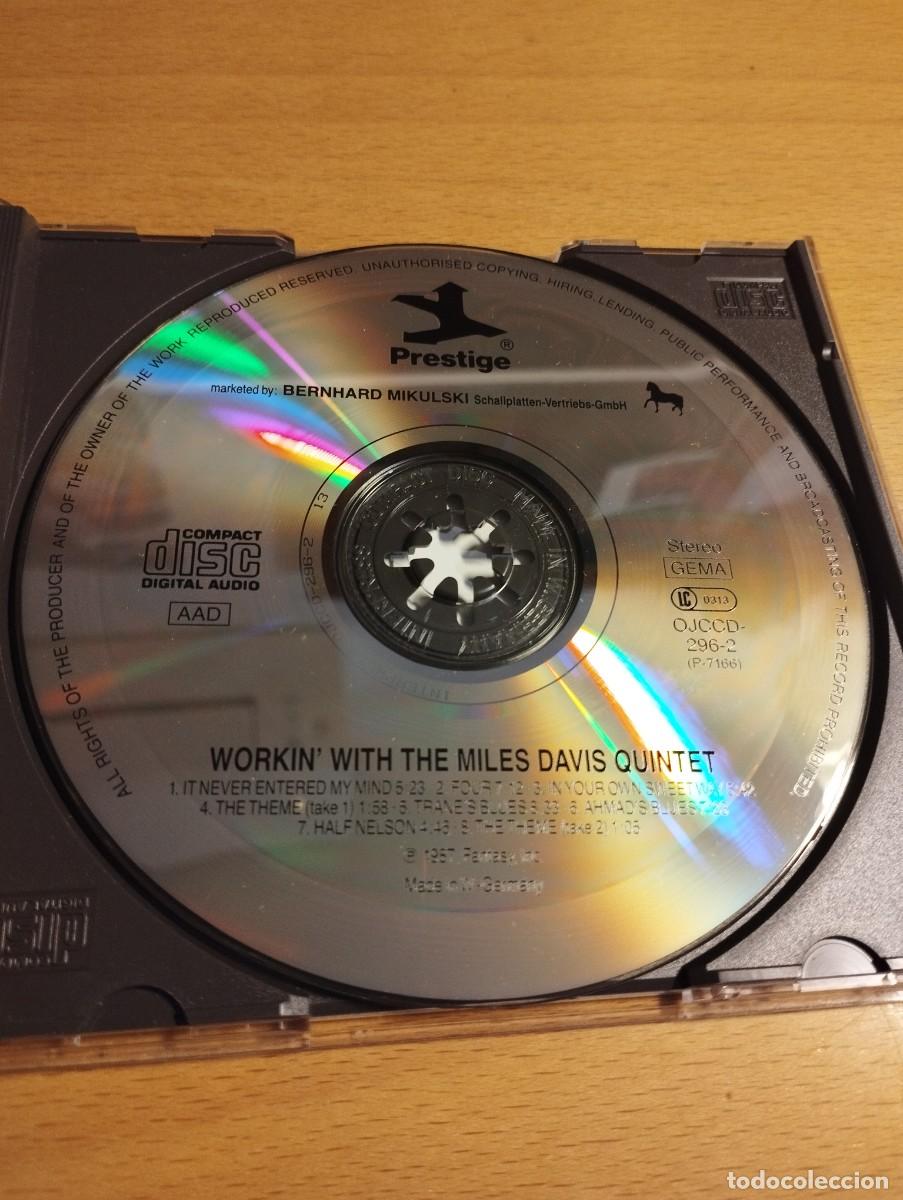 CDs de m&uacute;sica: WORKIN WITH THE MILES DAVIS QUINTET (CD) - Foto 2