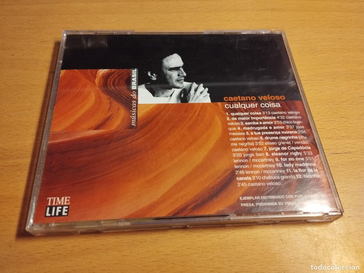 CDs de m&uacute;sica: CAETANO VELOSO. QUALQUER COISA (CD) - Foto 3