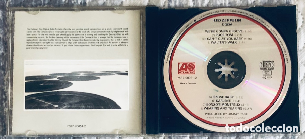CDs de m&uacute;sica: Led Zeppelin: Coda (CD) - Foto 2