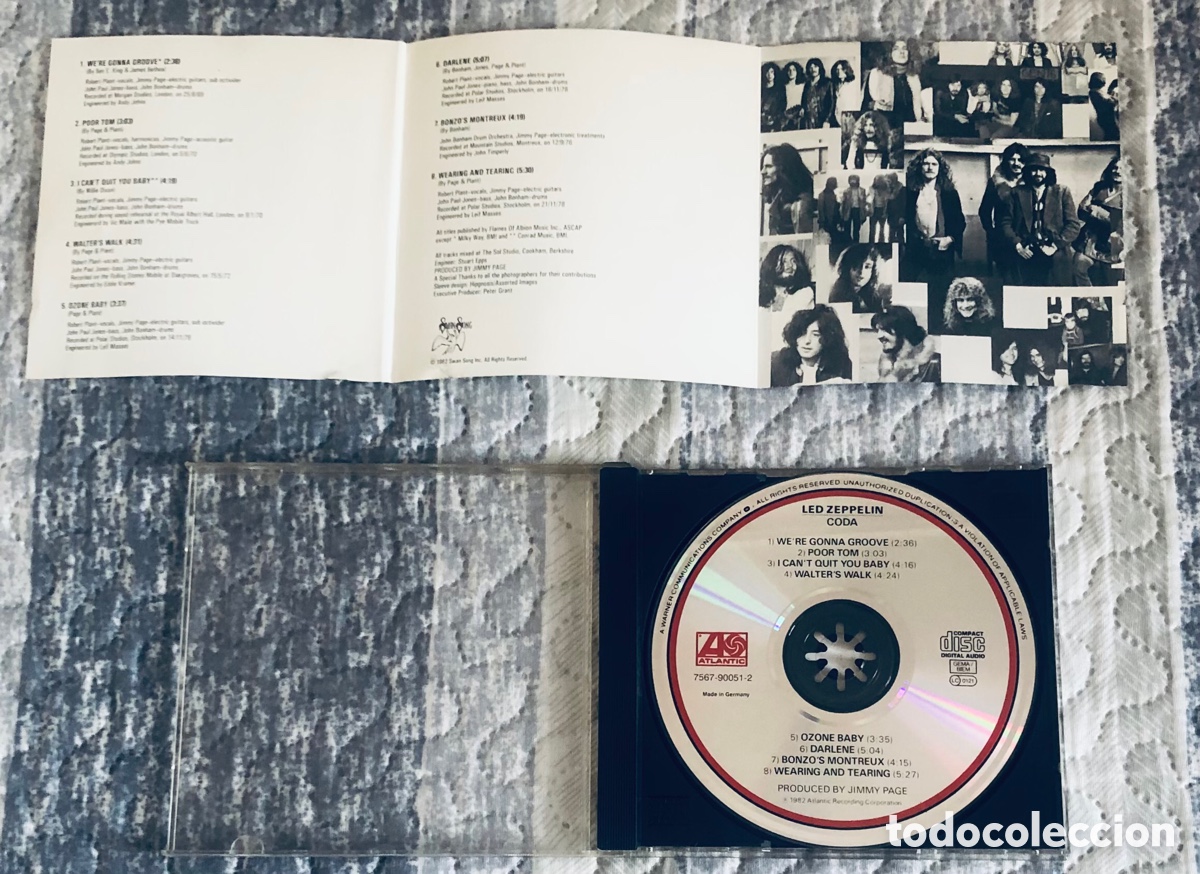 CDs de m&uacute;sica: Led Zeppelin: Coda (CD) - Foto 3