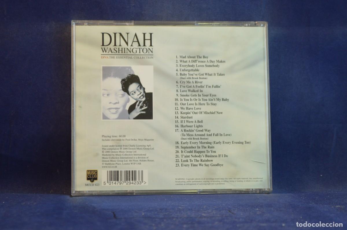 CDs de m&uacute;sica: DINAH WASHINGTON &ndash; DIVA: THE ESSENTIAL COLLECTION - CD - Foto 2