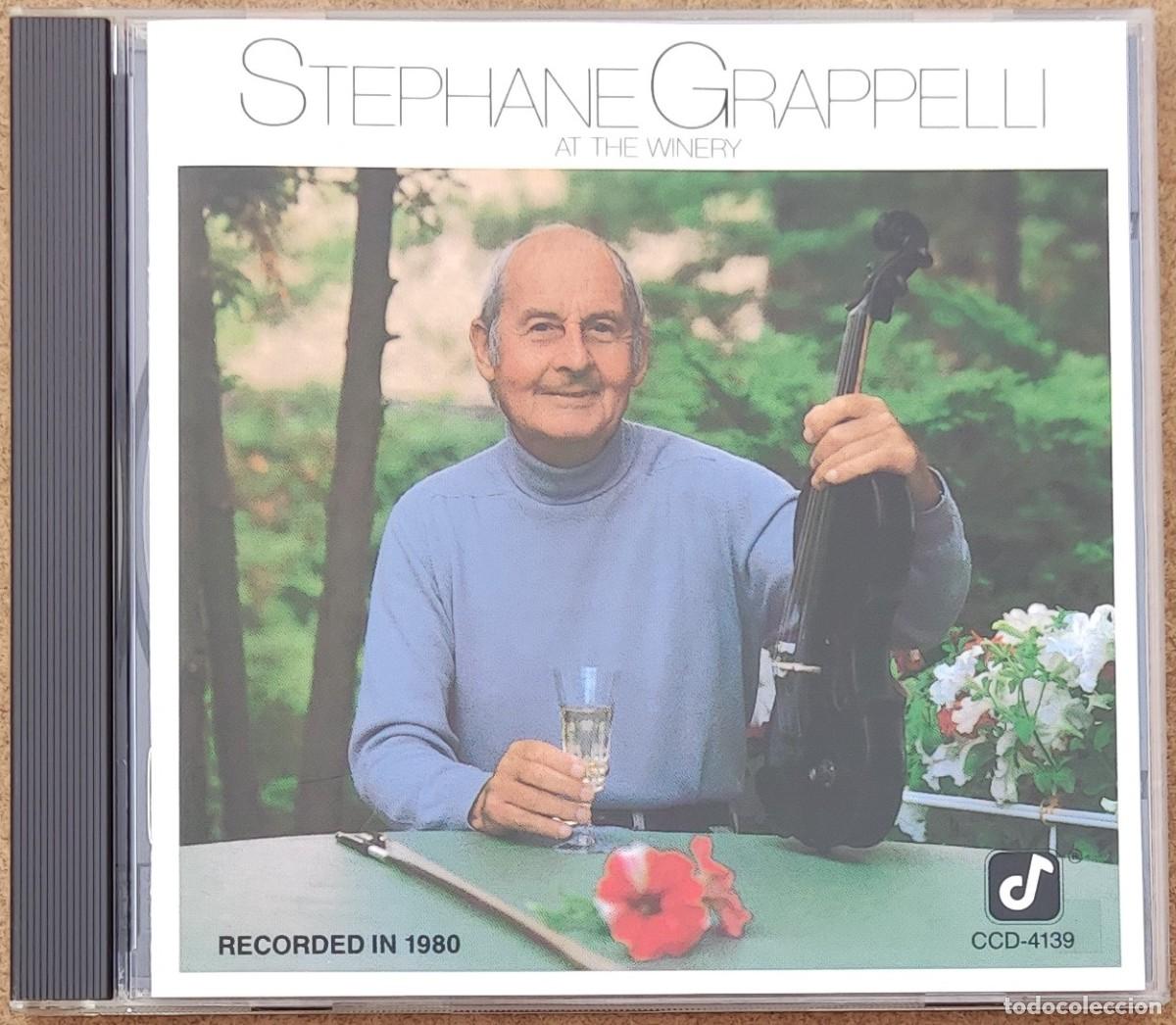 CDs de m&uacute;sica: STEPHANE GRAPPELLI - AT THE WINERY (CD) 9 TEMAS - JOHN ETHERIDGE - JAPAN - Foto 1