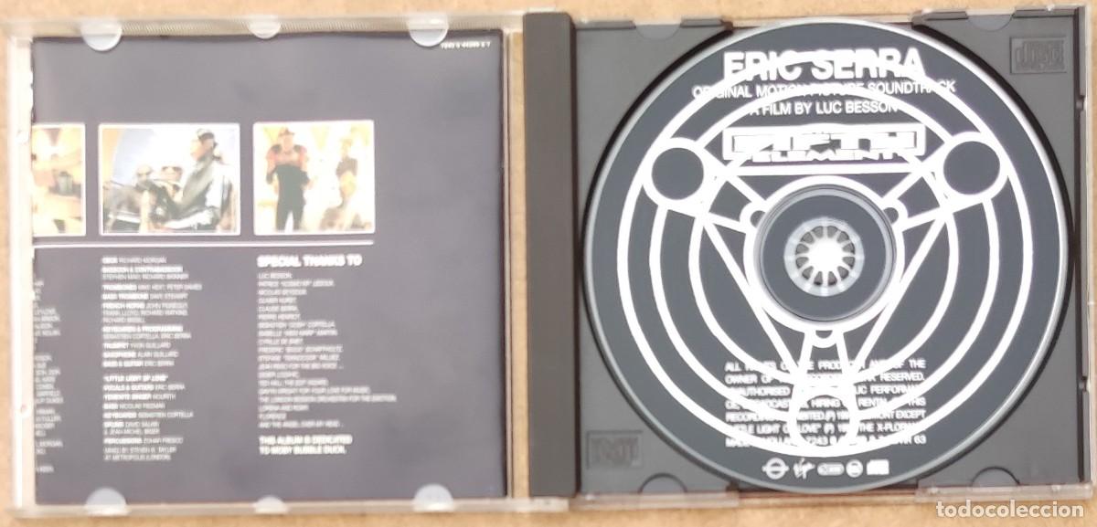 CDs de m&uacute;sica: ERIC SERRA - THE FIFTH ELEMENT (CD) 1997 - 25 TEMAS + BONUS - Foto 2