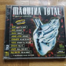 CD de Música: 2 CD CD MAQUINA TOTAL 1.1 MIXED BY MIKE PLATINAS STORM PROYECT VENGABOYS PAUL VAN DYK DOBLE CD VER. Lote 374019789