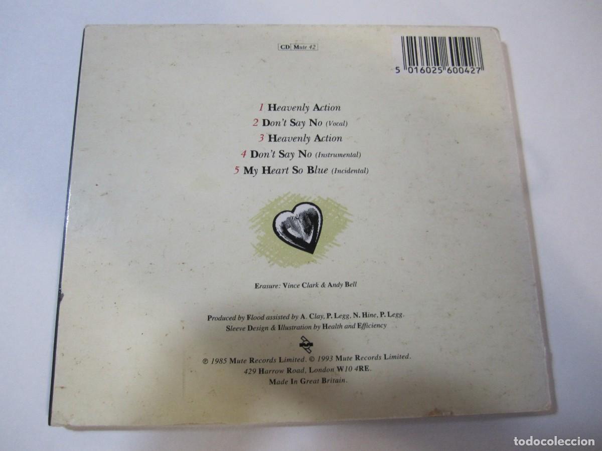 CDs de m&uacute;sica: cd erasure heavenly action - Foto 2