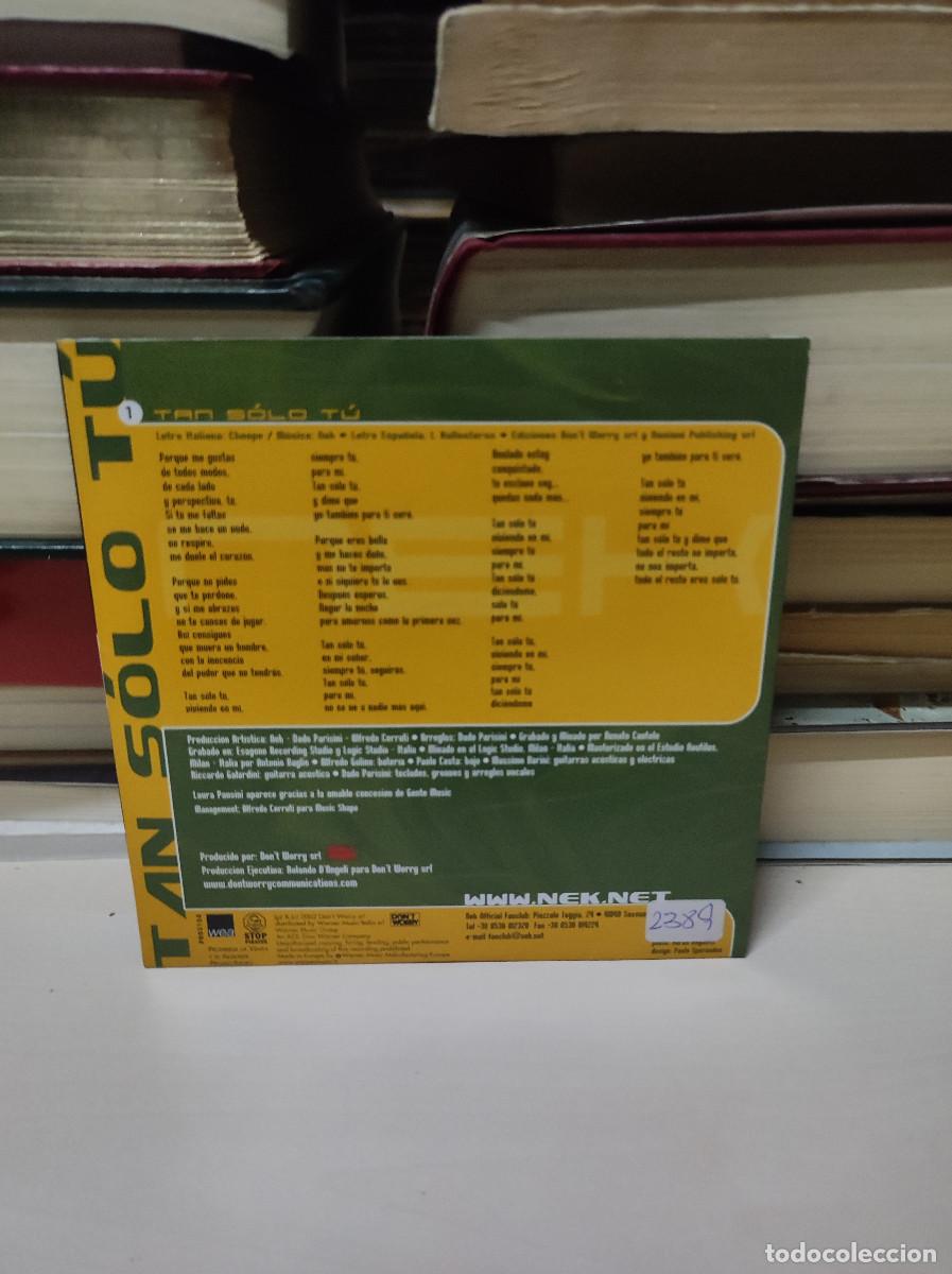 CDs de m&uacute;sica: Nek &ndash; Tan S&oacute;lo T&uacute; - Foto 2