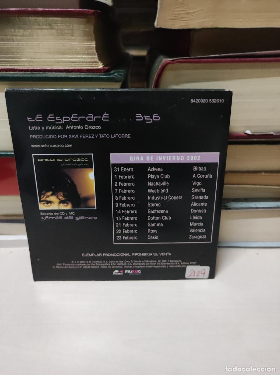 CDs de m&uacute;sica: Antonio Orozco &ndash; Te Esperar&eacute; - Foto 2