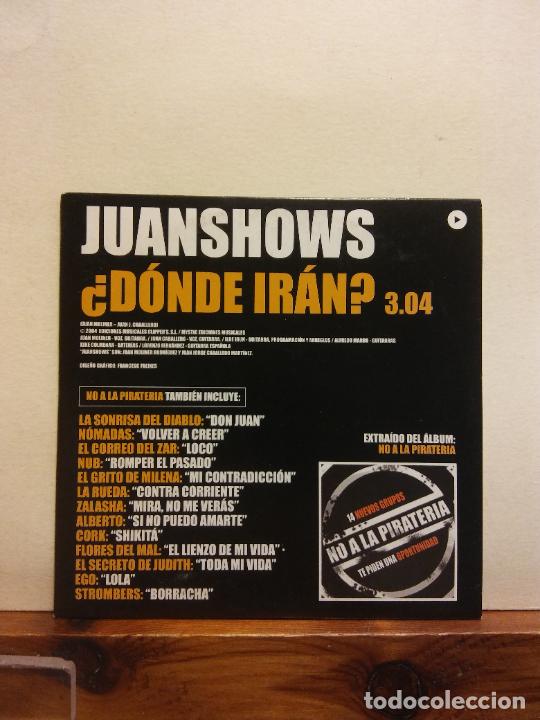 CDs de m&uacute;sica: CD. JUANSHOWS &iquest;DONDE IR&Aacute;N? - Foto 1