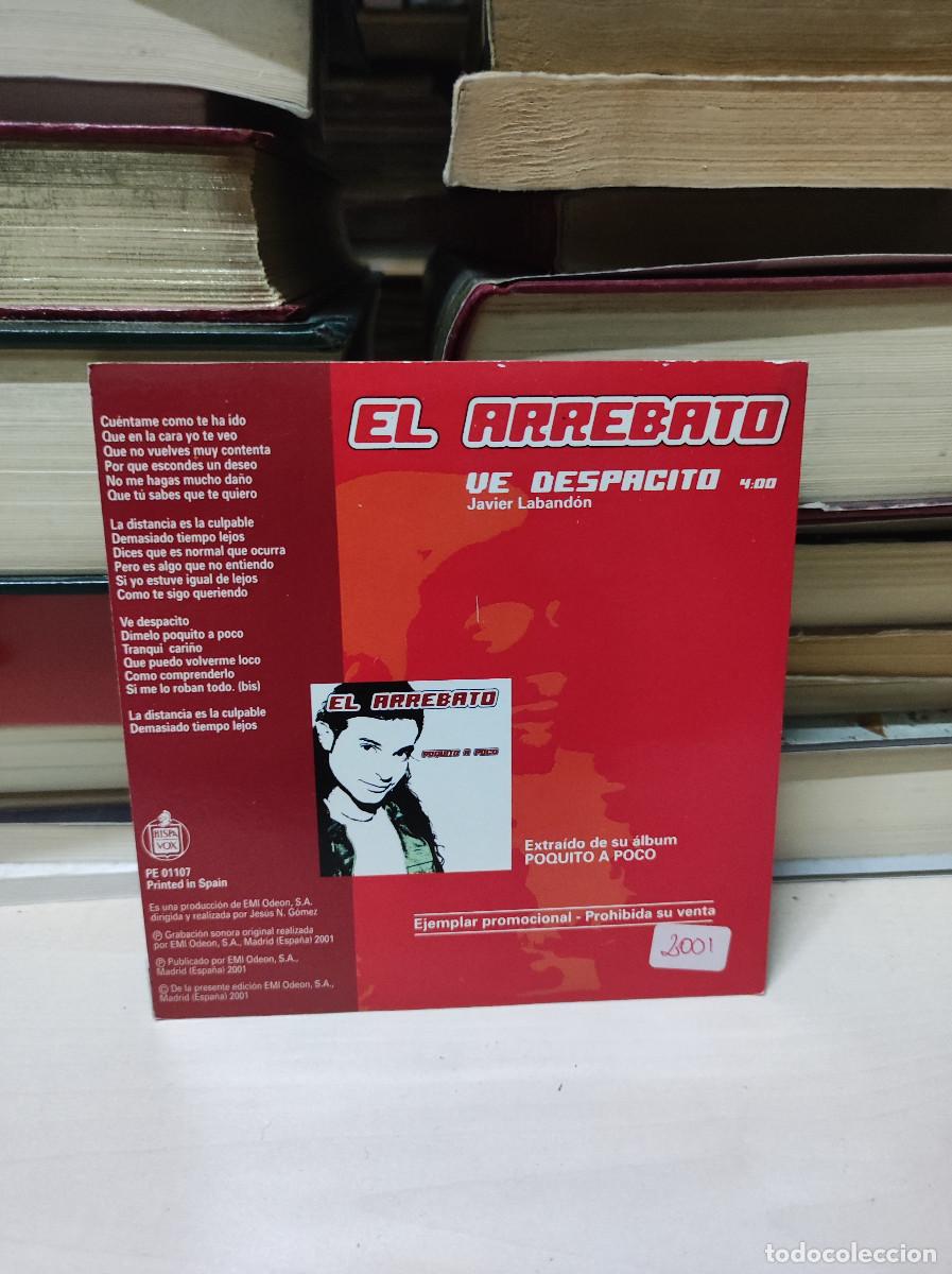 CDs de m&uacute;sica: El Arrebato &ndash; Ve Despacito - Foto 2