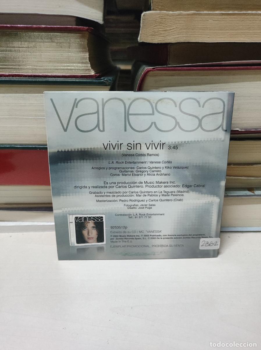 CDs de m&uacute;sica: Vanessa &ndash; Vivir Sin Vivir - Foto 2