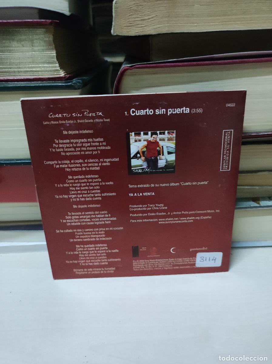 CDs de m&uacute;sica: Shalim &ndash; Cuarto Sin Puerta - Foto 2