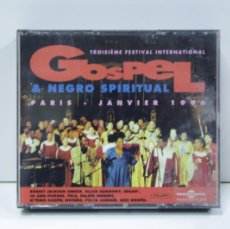 CDs de Música: DISCO 2 X CD. GOSPEL & NEGRO SPIRITUAL - TROISIEME FESTIVAL INTERNATIONAL DE PARIS. COMPACT DISC.. Lote 374187124
