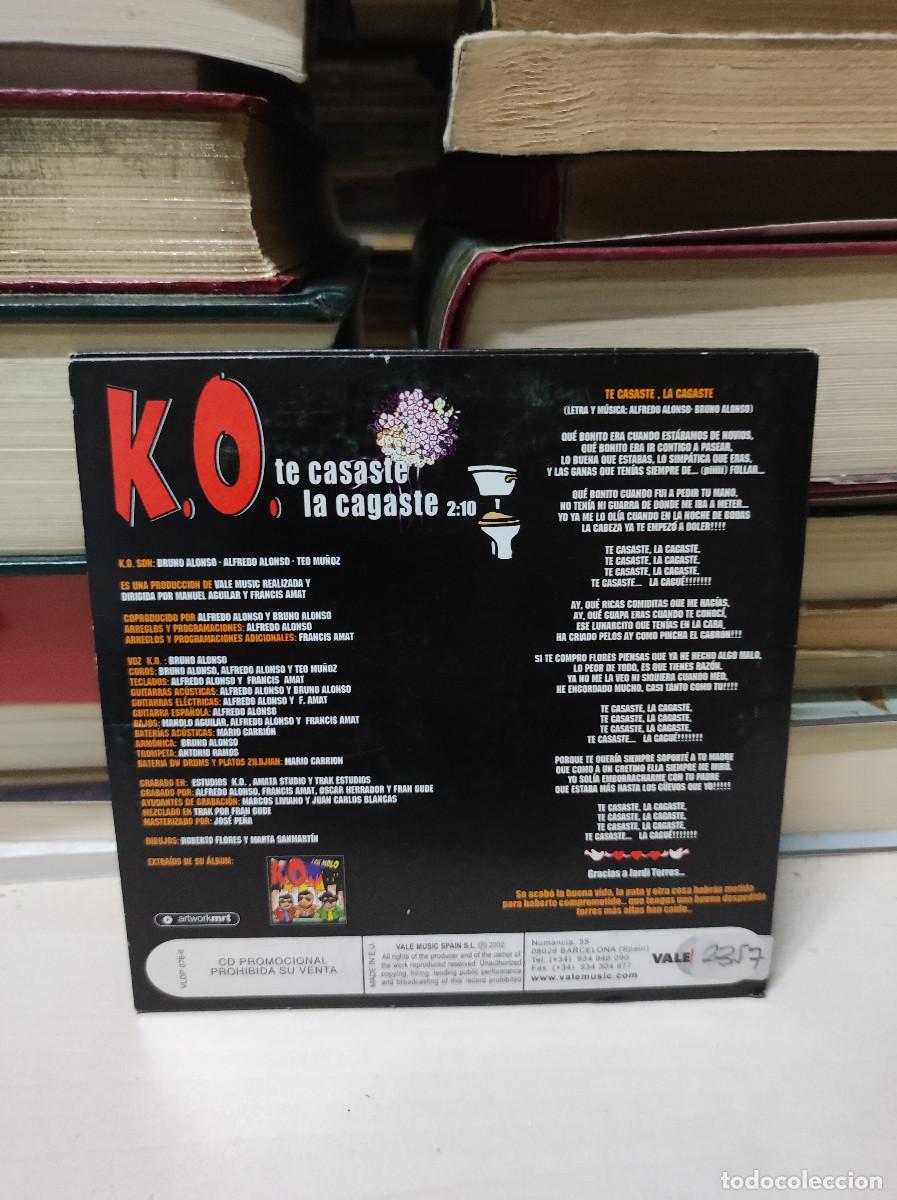 CDs de m&uacute;sica: K.O. &ndash; Te Casaste La Cagaste - Foto 2