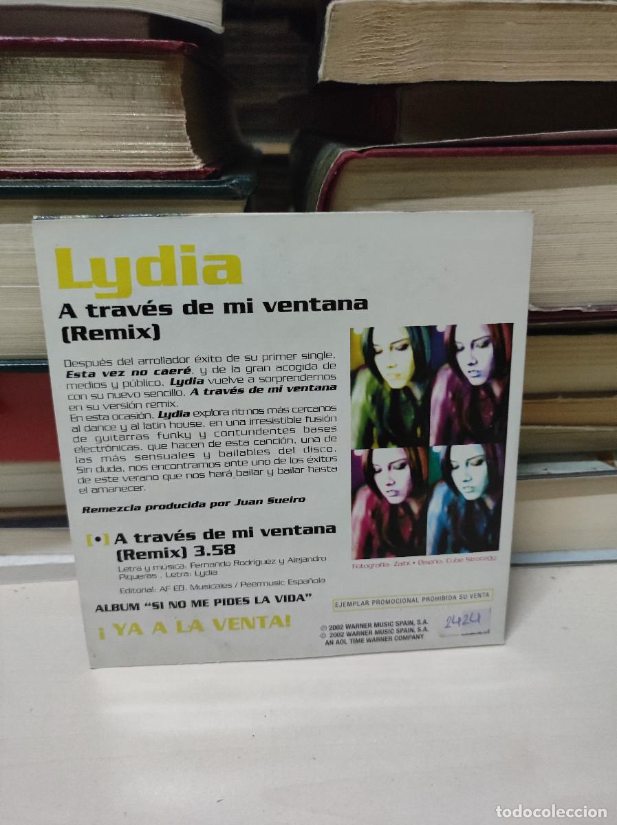CDs de m&uacute;sica: Lydia &ndash; A Trav&eacute;s De Mi Ventana (Remix) - Foto 2