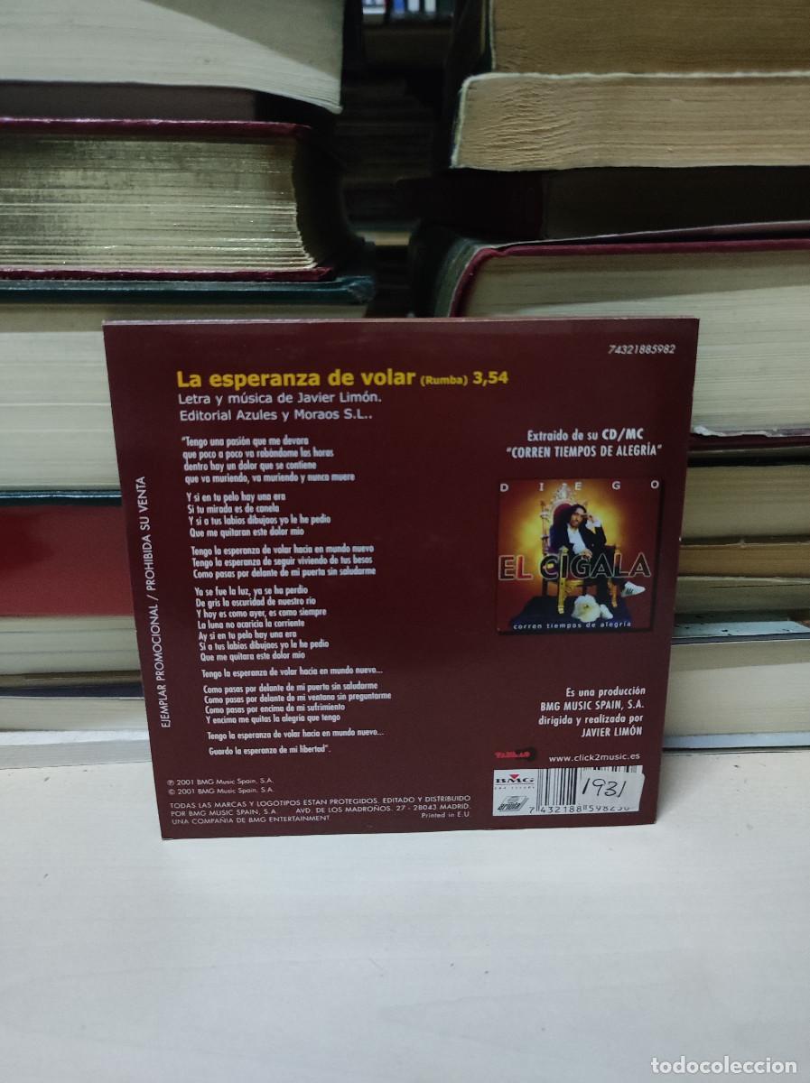 CDs de m&uacute;sica: Diego &rdquo;El Cigala&rdquo; &ndash; La Esperanza De Volar - Foto 2