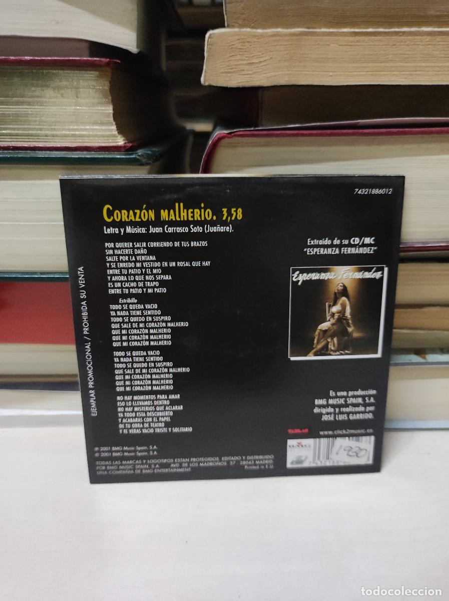 CDs de m&uacute;sica: Esperanza Fern&aacute;ndez &ndash; Coraz&oacute;n Malherio - Foto 2