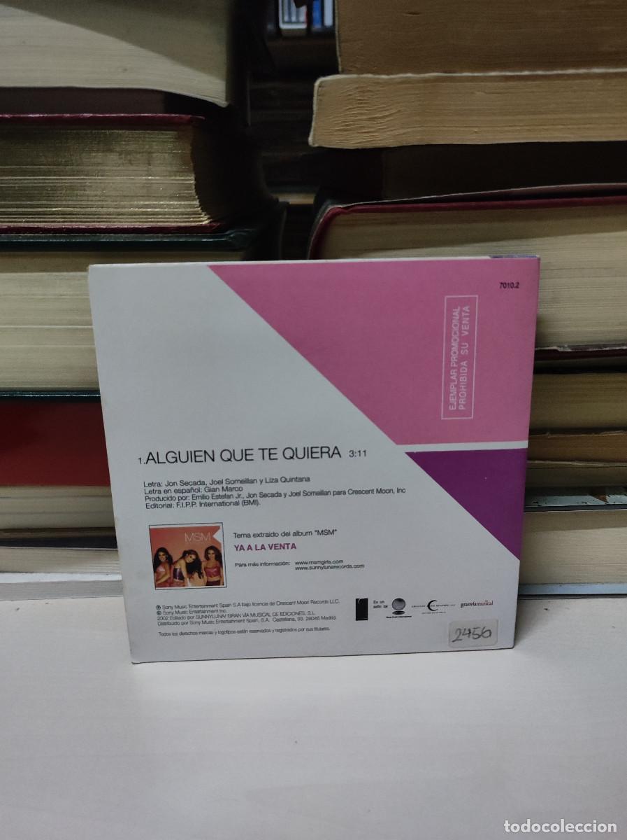 CDs de m&uacute;sica: MSM &ndash; Alguien Que Te Quiera - Foto 2