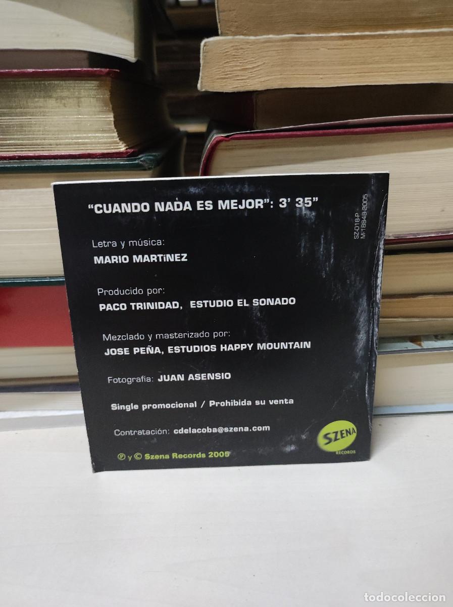CDs de m&uacute;sica: Mario &ndash; Cuando Nada Es Mejor - Foto 2