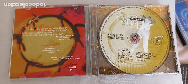 CDs de m&uacute;sica: RAY GASKINS - CANT STOP. CD. LIP 8946-2 - Foto 2