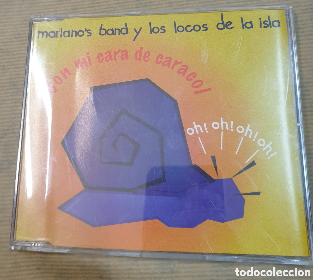 CD de M&uacute;sica: Mariano's band y los locos de la isla - con mi cara de caracol. Cd single
