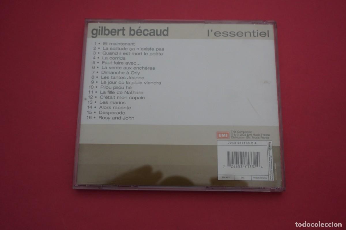 CDs de m&uacute;sica: 1 x CD - GILBERT BECAUD - L ESSENTIEL - Foto 3
