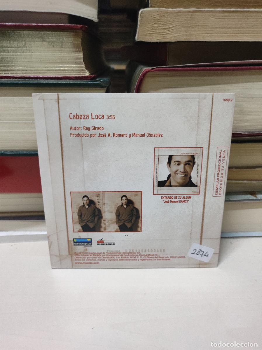 CDs de m&uacute;sica: Jos&eacute; Manuel Ramos &ndash; Cabeza Loca - Foto 2