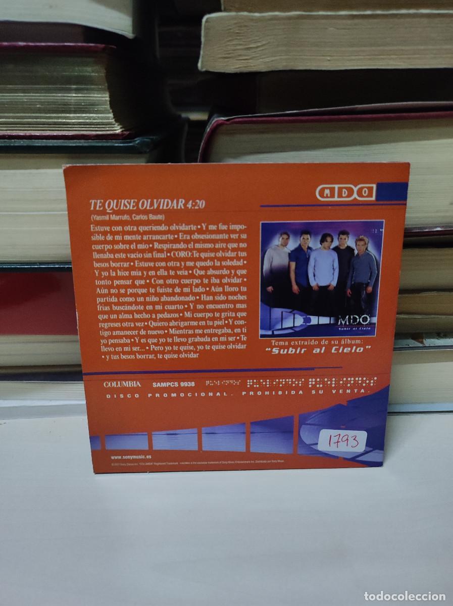 CDs de m&uacute;sica: MDO TE QUISE OLVIDAR - Foto 2