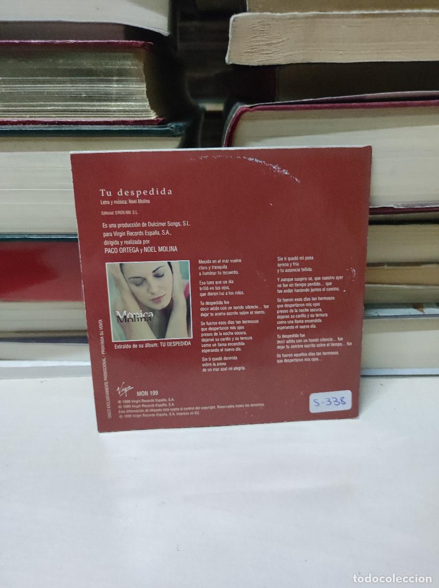 CDs de m&uacute;sica: M&oacute;nica Molina &ndash; Tu Despedida - Foto 2
